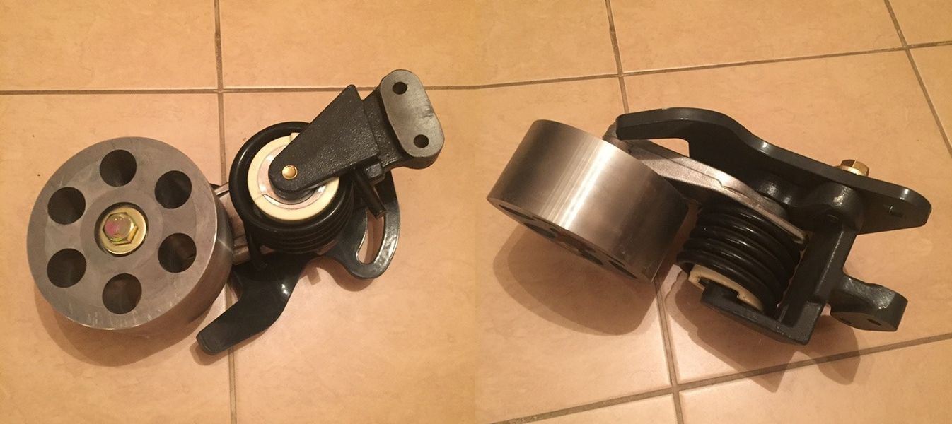 山猫滑移装载机皮带涨紧器开发